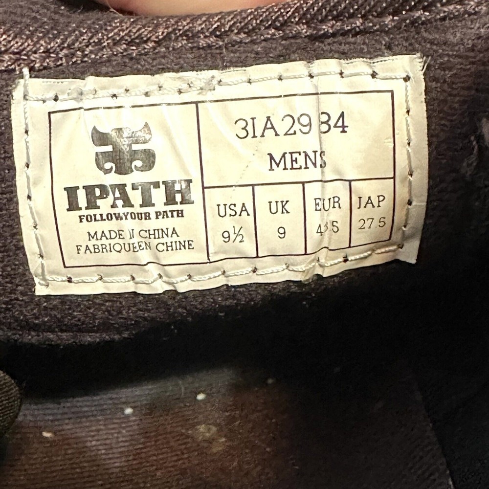 Ipath Skate Shoes Mens Size 9.5 Brown Mid Top Chukka 3IA2984 - Picture 6 of 13